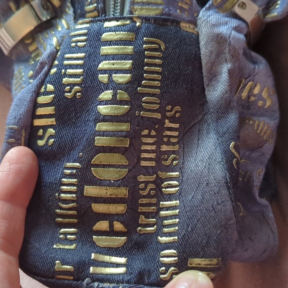 Blue and Gold Purse - Picture 6 of 7